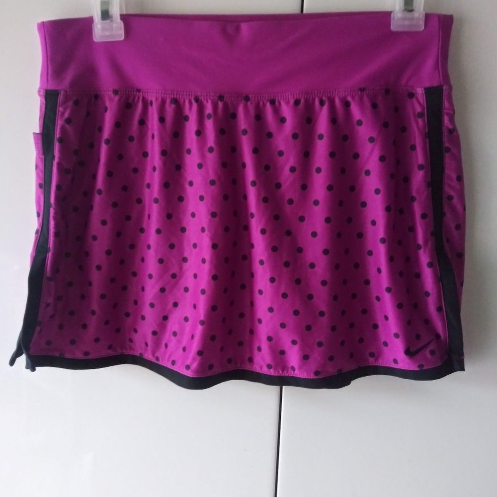 NIKE FIT-DRY WOMENS PANTS/SHORT PURPLE DOTS SIZE S